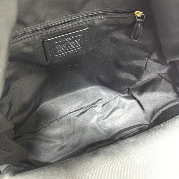 COACH F32200 Charlie Signature Backpack Bag PVC/Leather Brown - Picture 10 of 16